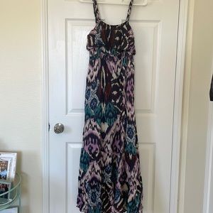 Tie die Summer dress L